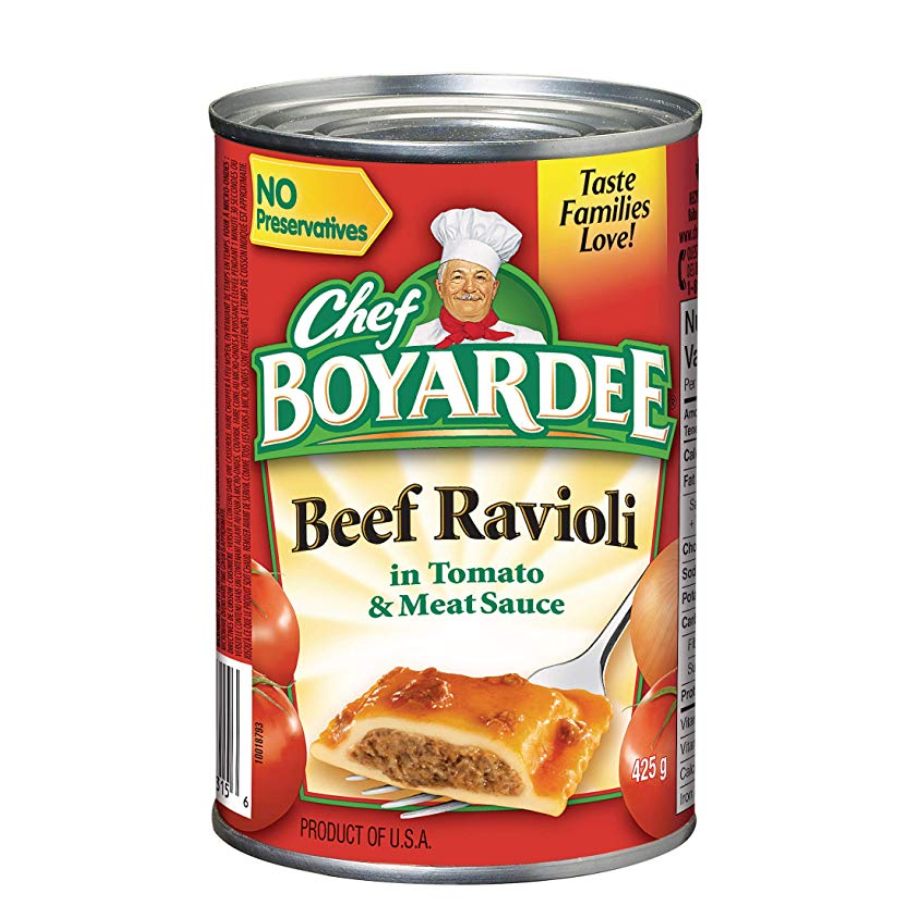 Chef Boyardee Beef Ravioli 8 x 425g